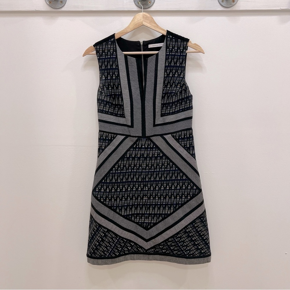 Diane von Furstenberg black and white geometric dress